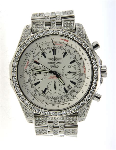 breitling bentley iced out|Diamond Breitling Watches for Men .